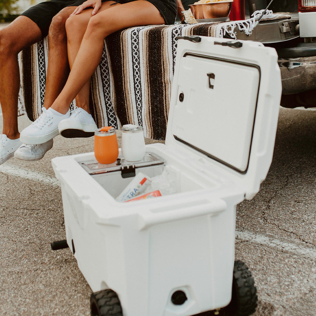 cooler at tailgate