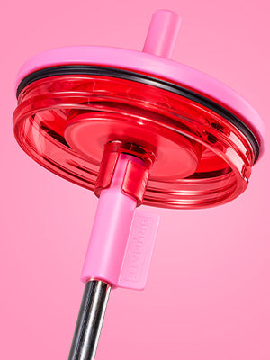 Neon Pink Era ColdKey Straw