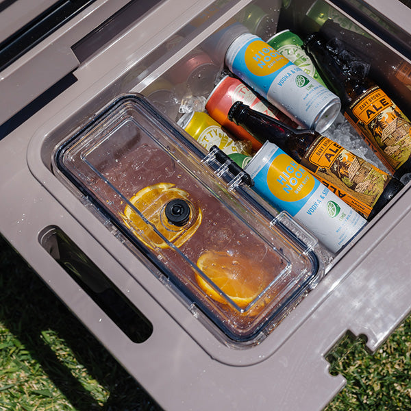 Removable, Self-Tapping Drink Tank